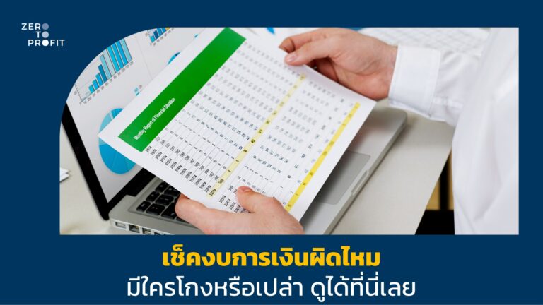 เช็คงบการเงินผิดไหม มีใครโกงหรือเปล่า ดูได้ที่นี่เลย